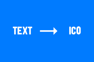 text to ico generator